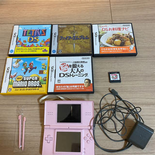 （取引中）Nintendo DS Lite（ピンク）＋ソフト6本...