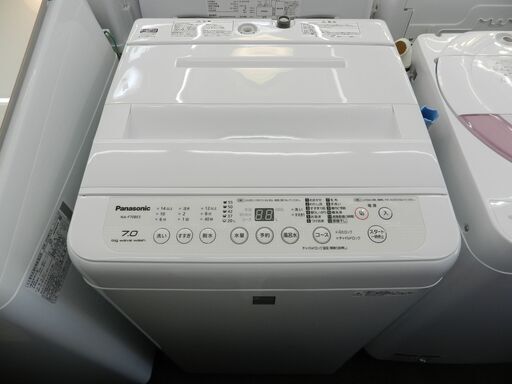 【配送・設置無料】☆美品☆2017年製 パナソニック 全自動電機洗濯機 7kg