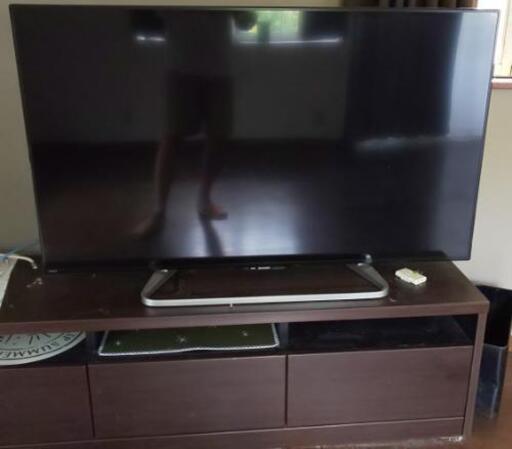 sonyテレビ50インチ　REGZABlu-rayレコーダー　ニトリテレビ台