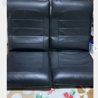 座椅子　黒　2個セット