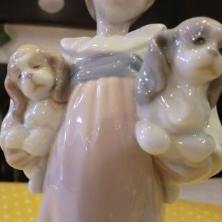 中古美品】リヤドロ（スペイン）リヤドロ 私のパピーたち 06419