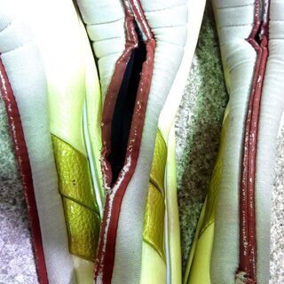 キャディバッグ DANCE WITH DRAGON ダンスウィズドラゴン 8.5型 6分割 アイボリー×レッド ヘッドカバー3個付き 中古 札幌発 ☆ PayPay(ペイペイ)決済可能 ☆ 札幌市 清田区 平岡