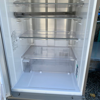 配送可能 容量412L 5ドア シャープノンフロン冷凍冷蔵庫 SJ-PW-42B-S