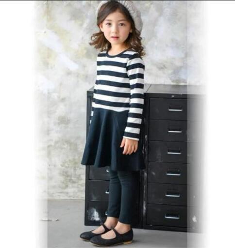 長袖ワンピース 女の子 ワンピース プルオーバー ボーダー 春 110cm Non 健軍町の自転車の中古あげます 譲ります ジモティーで不用品の処分