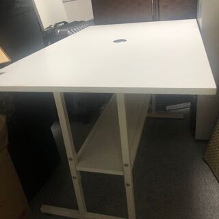 テーブル、机、オフィス、白、ダイニング