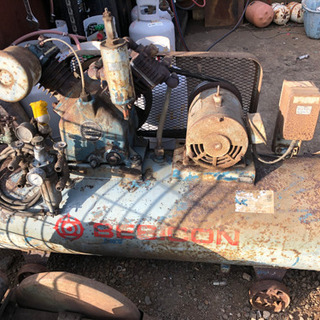 その他 中古 3相200v 3.7kw 湿式コンプレッサー