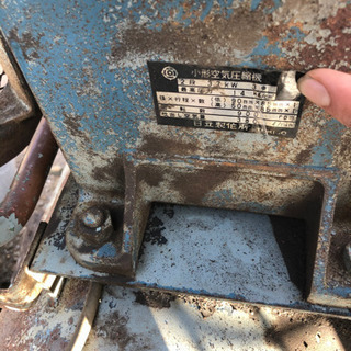 中古 3相200v 3.7kw 湿式コンプレッサー 【公式通販】