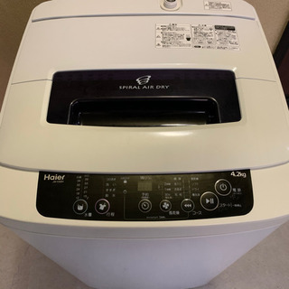 【配達、設置料込】洗濯機　4.2k 2015年製　