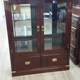 価格見直しました【店舗同時販売中】　MORISHIGE　森繁　オリエンタル・エメロード　ライト付ミドルキャビネット