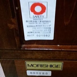 価格見直しました【店舗同時販売中】　MORISHIGE　森繁　オリエンタル・エメロード　ライト付ミドルキャビネット