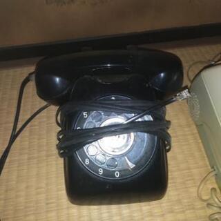 昔の黒電話