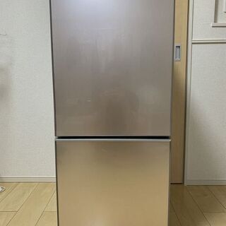 ■取引決定済■美品■シャープ ガラスドア採用 プラズマクラスター搭載 2ドア冷蔵庫 SJ-GD14C-C(メタリックベージュ)