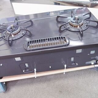 中古品 2020年製 パロマ ガステーブル IC-S807KBX-1L LPガス用
