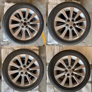 レクサスLS 純正ホイール 4本セット 235/50R18