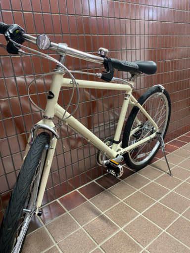 【ほぼ未使用】女性用クロスバイククリームCream CS 26インチ