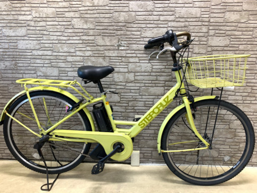 東京23区配達無料　新基準  ブリヂストン ステップクルーズ　8.7Ah リチウム 電動自転車☆BS☆26インチ☆
