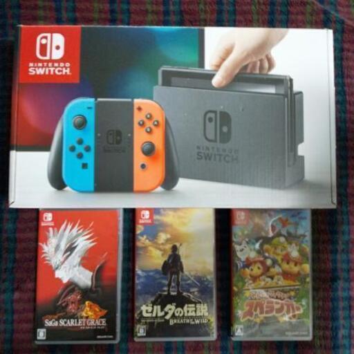 ニンテンドースイッチ　NINTENDO SWITCH ソフト3つ付属