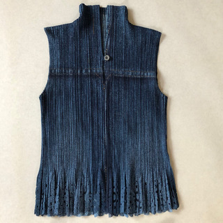 イッセイミヤケ⭐︎プリーツプリーツ⭐︎人気のジーンズ転写パターン