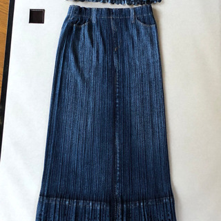 イッセイミヤケ⭐︎プリーツプリーツ⭐︎人気のジーンズ転写パターン