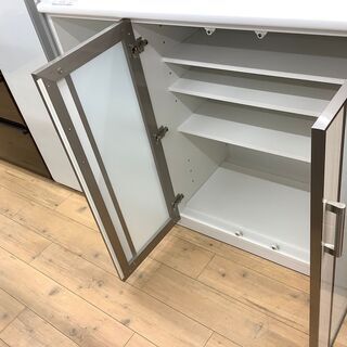 お洒落なカラーとデザインのニトリのキッチンカウンターのご紹介です！ - 収納家具