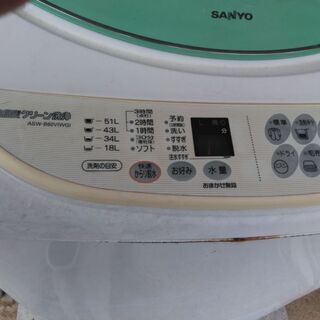 サンヨー洗濯機6 kg 別館倉庫場所浦添市安波茶においてあります