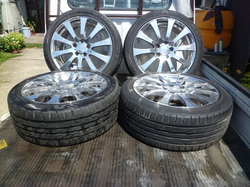 LEGZAS メッキ 18インチ アルミホイール‼️