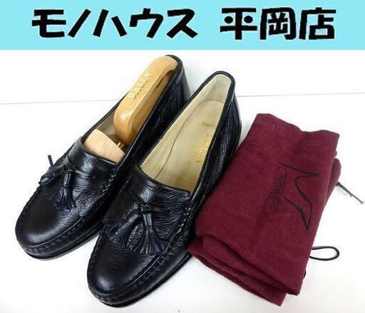 レザーローファー バリー メンズ サイズ　6.5 E 約25ｃｍ ブラック BALLY TEMPEST USED  ☆ PayPay(ペイペイ)決済可能 ☆ 札幌市 清田区 平岡