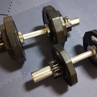 値下げOK｜合計28.5kg　50mm（オリンピック）ダンベルシャフト×2個　プレート、カラー付きセット