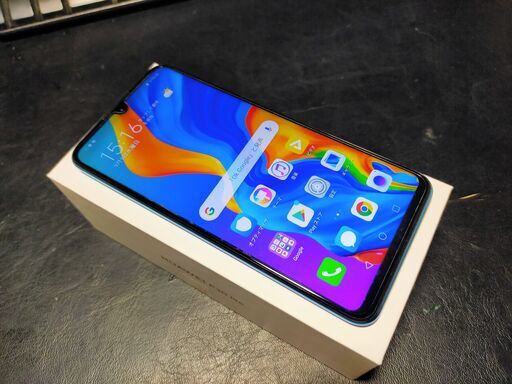 美品 HUAWEI P30 lite 64 GB ピーコックブルー 美品 HUAWEI P30 lite 64 GB ピーコックブルー