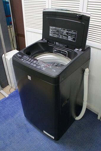 \t R1946) HISENSE ハイセンス　全自動洗濯機　洗濯容量5.5kg　ガラストップ　HW-G55E5KK 2018年製! 洗濯機 店頭取引大歓迎♪