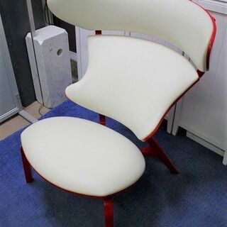  R1947) TENDO 天童　イージーチェア T-7308MK-RC　張地グレードL／オットマン T-7310MK-RC　張地グレードL 椅子 店頭取引大歓迎♪