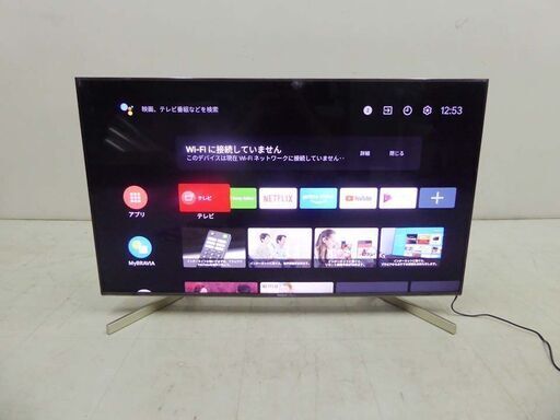 美品 SONY ソニー 2018年製 保証付 動作確認済 BRAVIA 4K 液晶テレビ KJ-49X9000F 49インチ