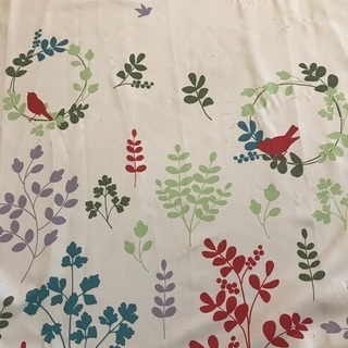 NITORI可愛い小鳥のカーテン