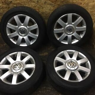 GOODYEAR EfficientGrip ECO 205/55R16】夏 4本【VW 純正ホイール 16 