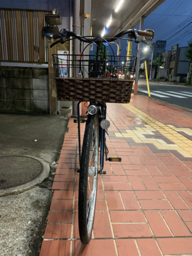 お話中　　オシャレな自転車