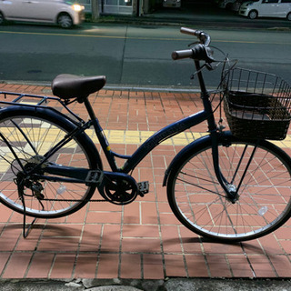 お話中　　オシャレな自転車