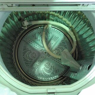 ◇安心の一年保証！SHARP/シャープ タテ型洗濯乾燥機 ステンレス穴なし