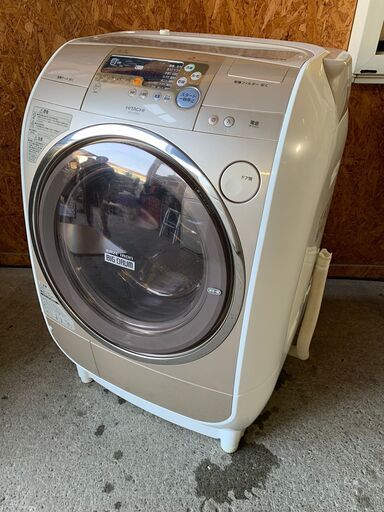B0998　日立　ドラム式洗濯機　9㎏　2008年