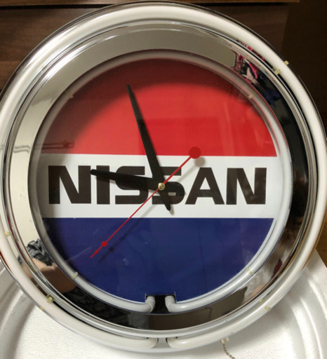 NISSAN 掛け時計