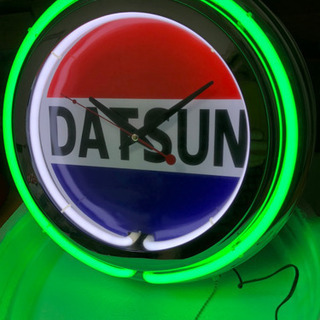 【ネット決済・配送可】DATSUN 掛け時計