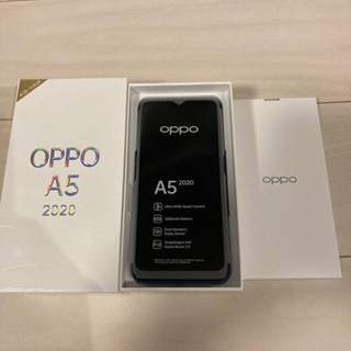 OPPO A5 2020　ブルー　新品　動作確認のみ