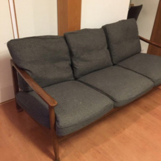 ケユカ製ソファー 3人掛け 中古 条件付き送料込み KEYUCA - 3人掛けソファ 