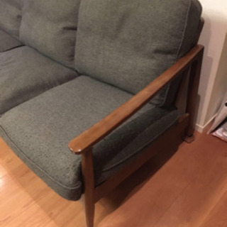 ケユカ製ソファー 3人掛け 中古 条件付き送料込み KEYUCA - 3人掛けソファ 