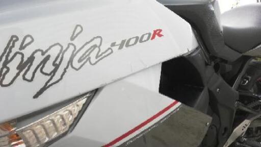 カワサキ ニンジャ400R車検取立て！ BEETフルエキ