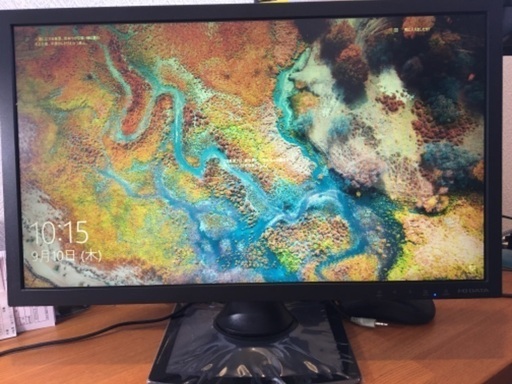 値下げしました、PCモニターディスプレイ、20.7型 I-O Data、美品