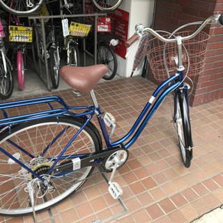 新品 27型 自転車 ジオクロス プラス 276(Gブルー/外装6段変速