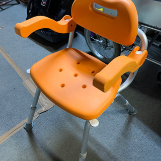 介護用品　介護椅子　風呂用介護椅子　回転式　パナソニック　中古