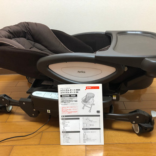 かなり値下げしました！付属品全て揃ってます】Aprica ハイローベッド  