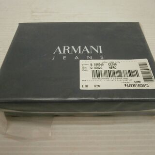 【引取限定】Armani Jeans　二つ折り 財布　未使用品　...