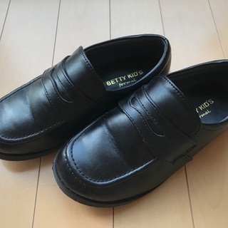 靴　ローファー (黒、21.0cm)